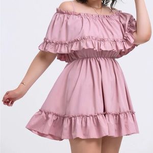 Pink Ruffle Dress!